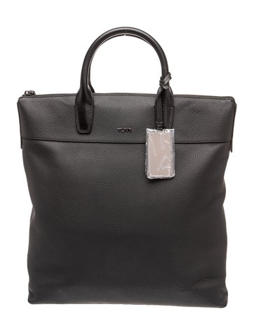 Tumi Leather Top Handle Bag