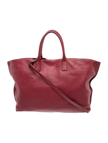 Akris Leather Top Handle Bag