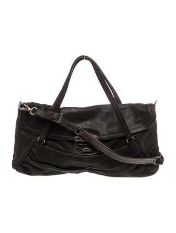 Prada Cervo Leather Shoulder Bag Vintage