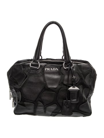 Tessuto Nylon Top Handle Bag