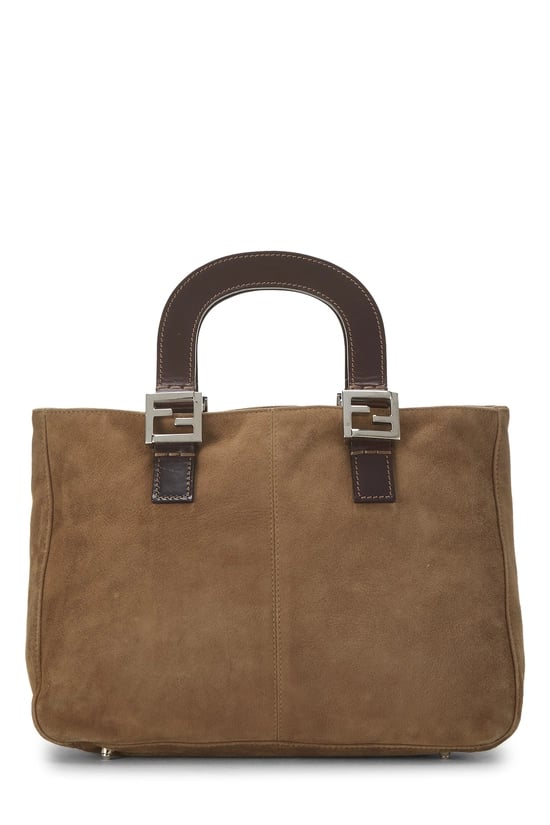 Brown Suede Handbag Small