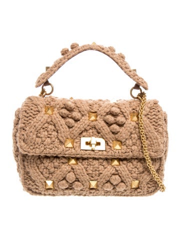 Rockstud Top Handle Bag