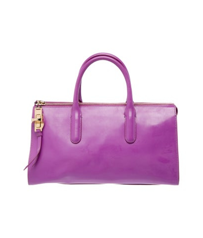 Max Mara Mara Patent Leather Top Handle Bag