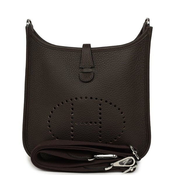 Hermes Evelyne 23 Ebene Clemence Palladium Hardware