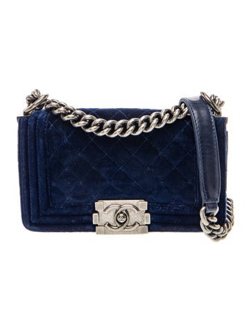 Small Velvet Boy Bag