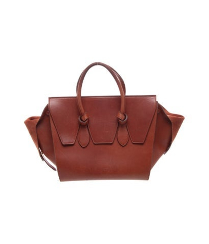 Celine Leather Tie Tote Large