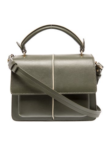 Leather Top Handle Bag