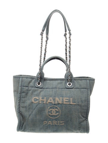 Small Denim Deauville Tote