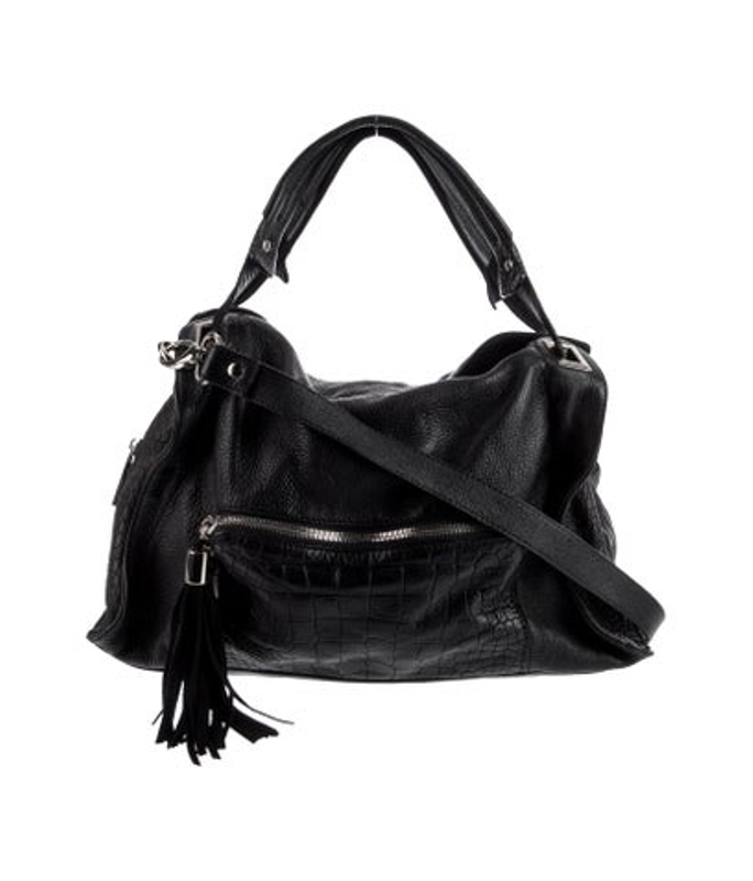 Sandro Leather Top Handle Bag