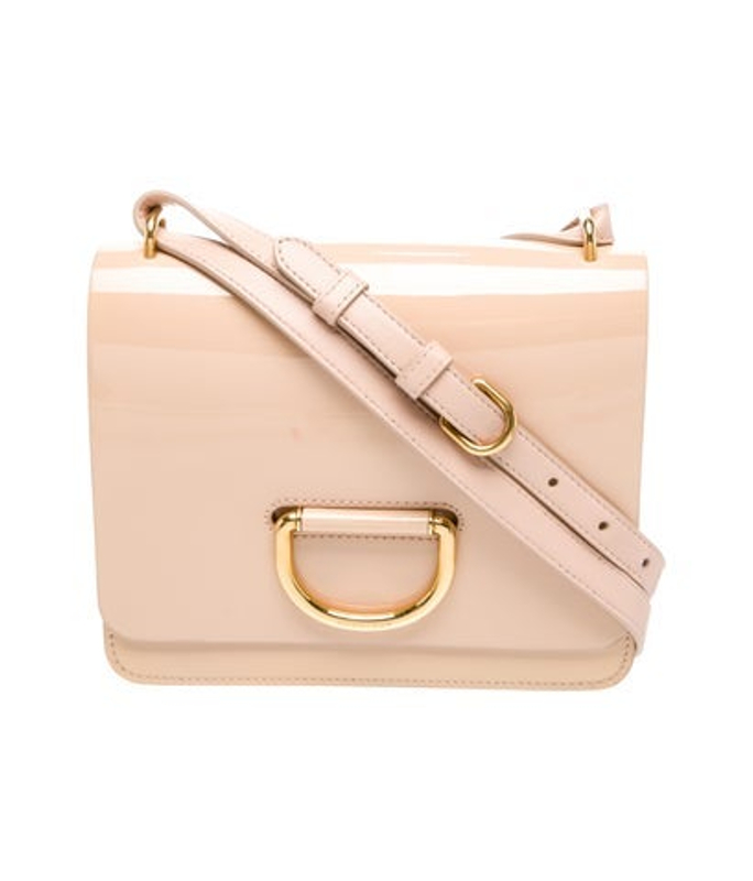 Burberry Patent Leather D Ring Crossbody Small