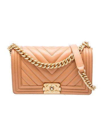 Medium Chevron Boy Bag