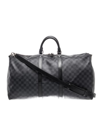 Damier Graphite Keepall Bandouliere 55