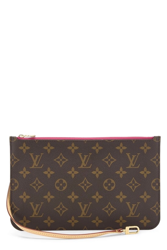 Monogram Canvas Neverfull Pouch MM NM
