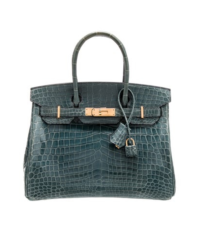 Hermes Shiny Niloticus Crocodile Birkin 30
