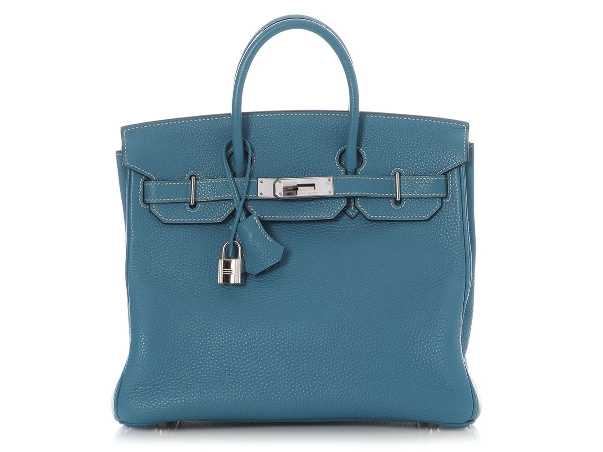 Hermes Hermès Blue Jean Togo Birkin HAC 28