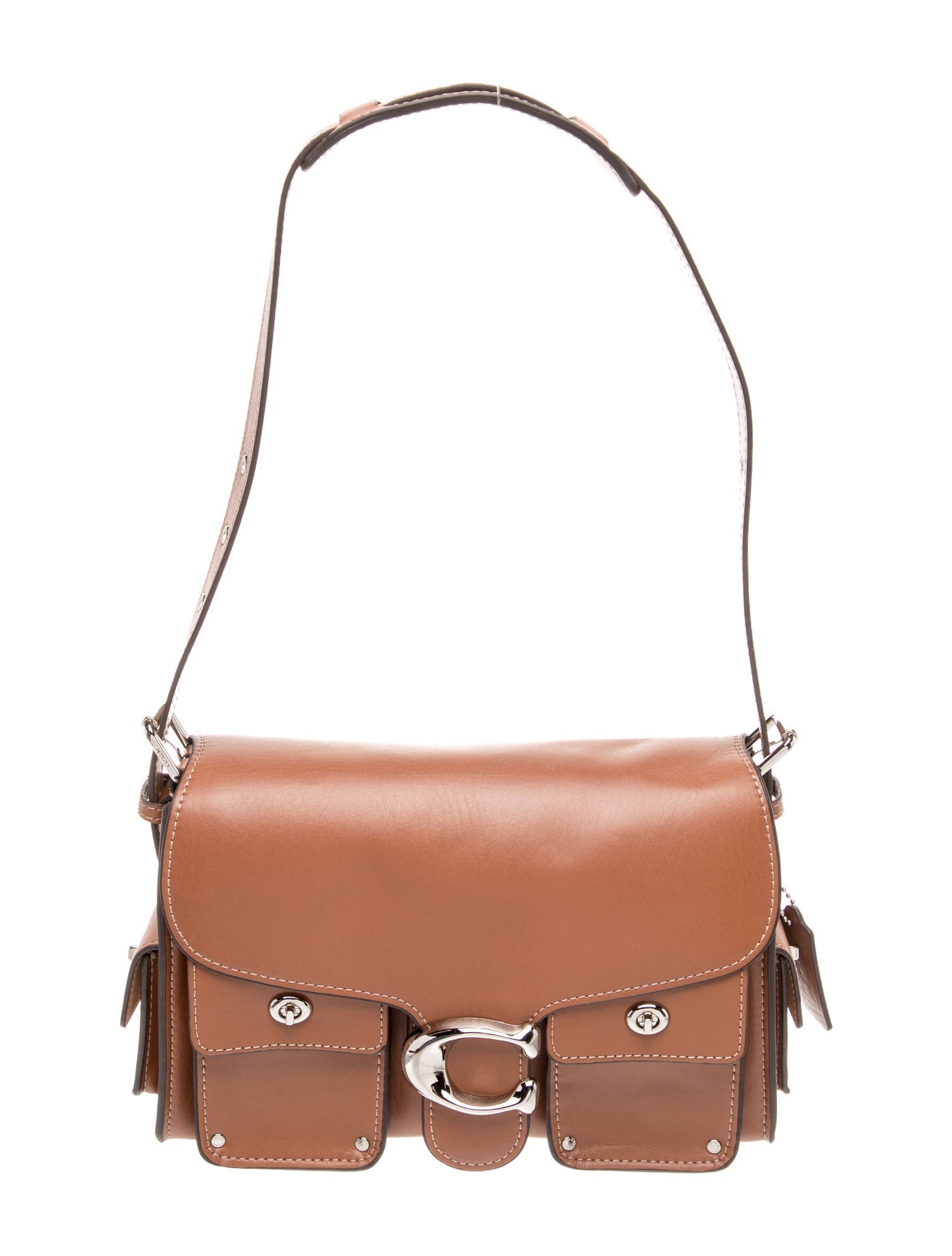 Leather Cargo Turnlock Soft Tabby 26