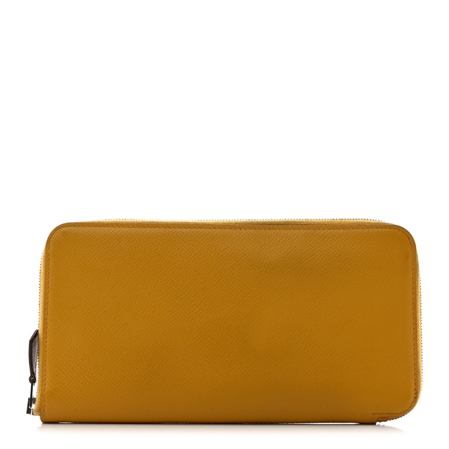 Hermes Epsom Silk'In Wallet Jaune Ambre