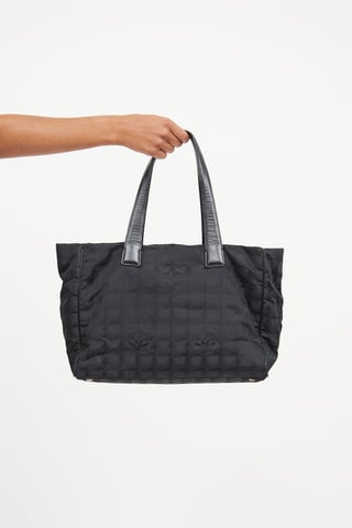 2004 Black Travel Ligne Tote Bag
