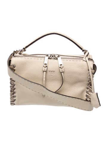 Leather Selleria Lei Boston Bag
