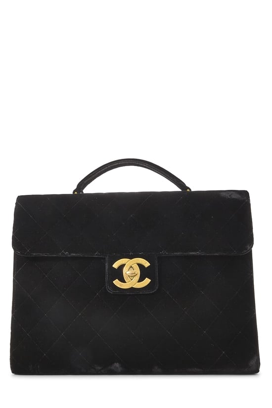 Black Velvet Briefcase