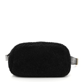 The Row Shearling Calfskin Belt Bag Black