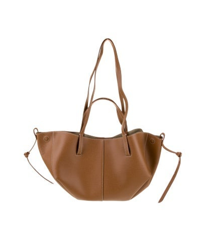Polene Leather Top Handle Bag