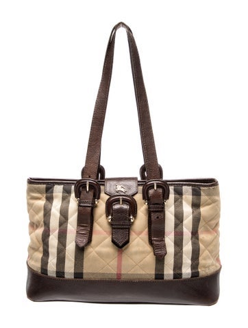 House Check Tote Vintage