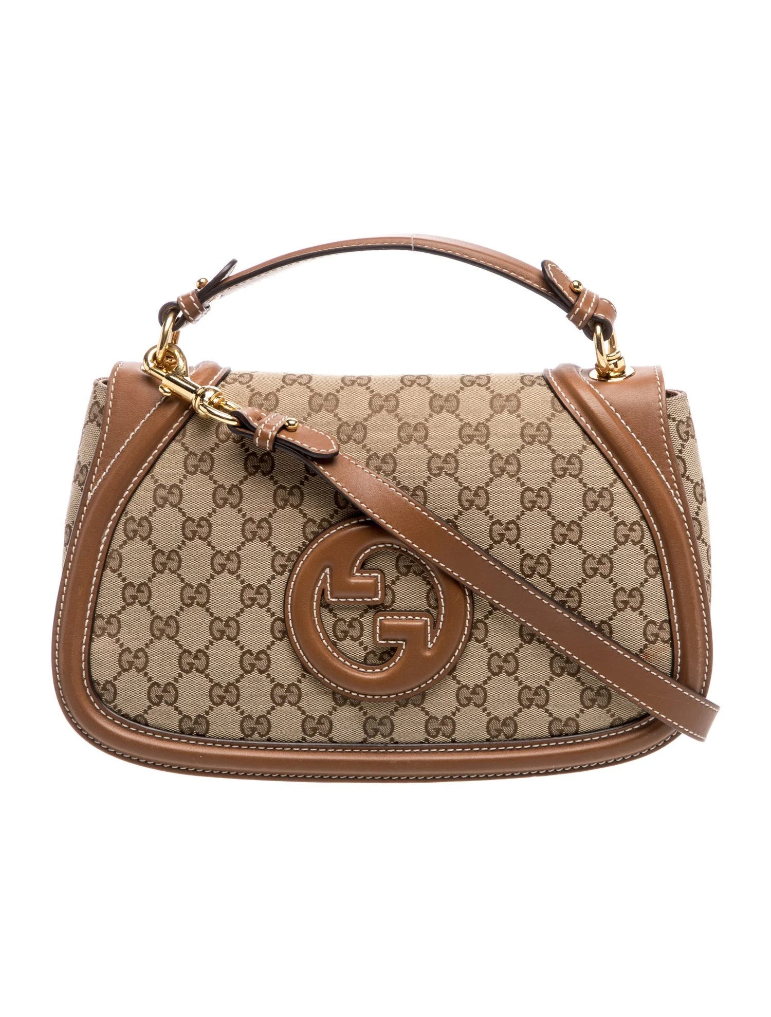 GG Canvas Top Handle Bag