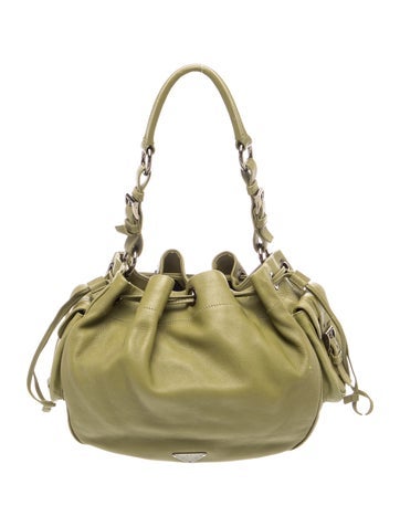 Enameled Metal Triangle Shoulder Bag