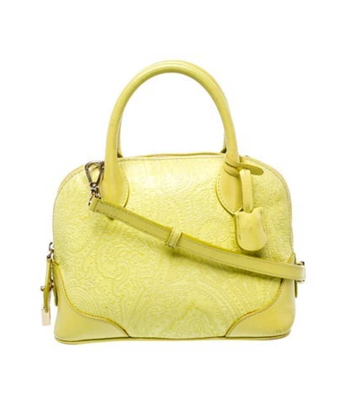 Etro Leather Top Handle Bag
