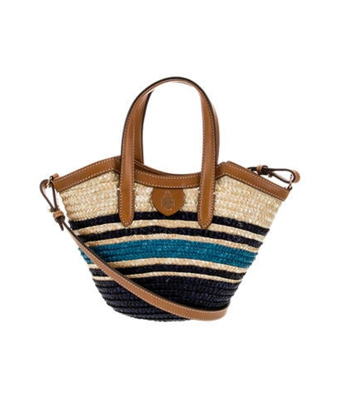 Mark Cross Cross Raffia Tote