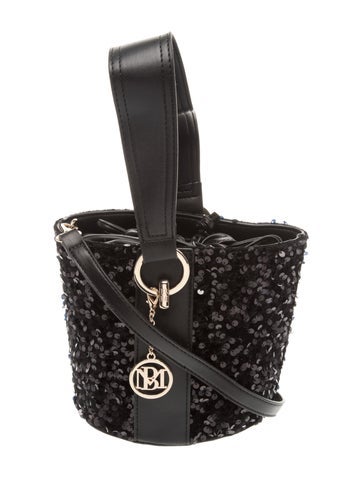 Badgley Mischka Sequins Bucket Bag w/ Tags