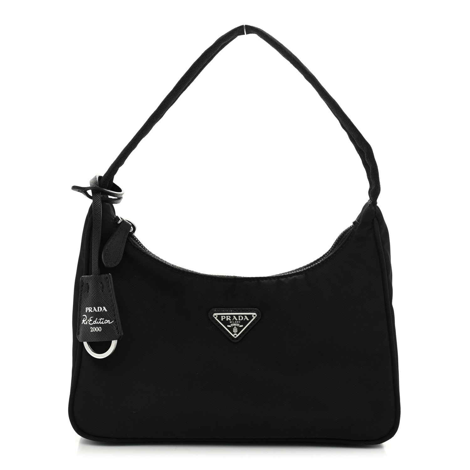Prada Tessuto Nylon Mini Re-Edition 2000 Bag Black