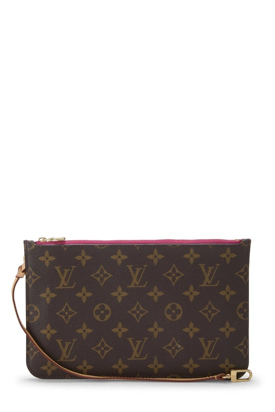 Monogram Canvas Neverfull Pouch MM NM