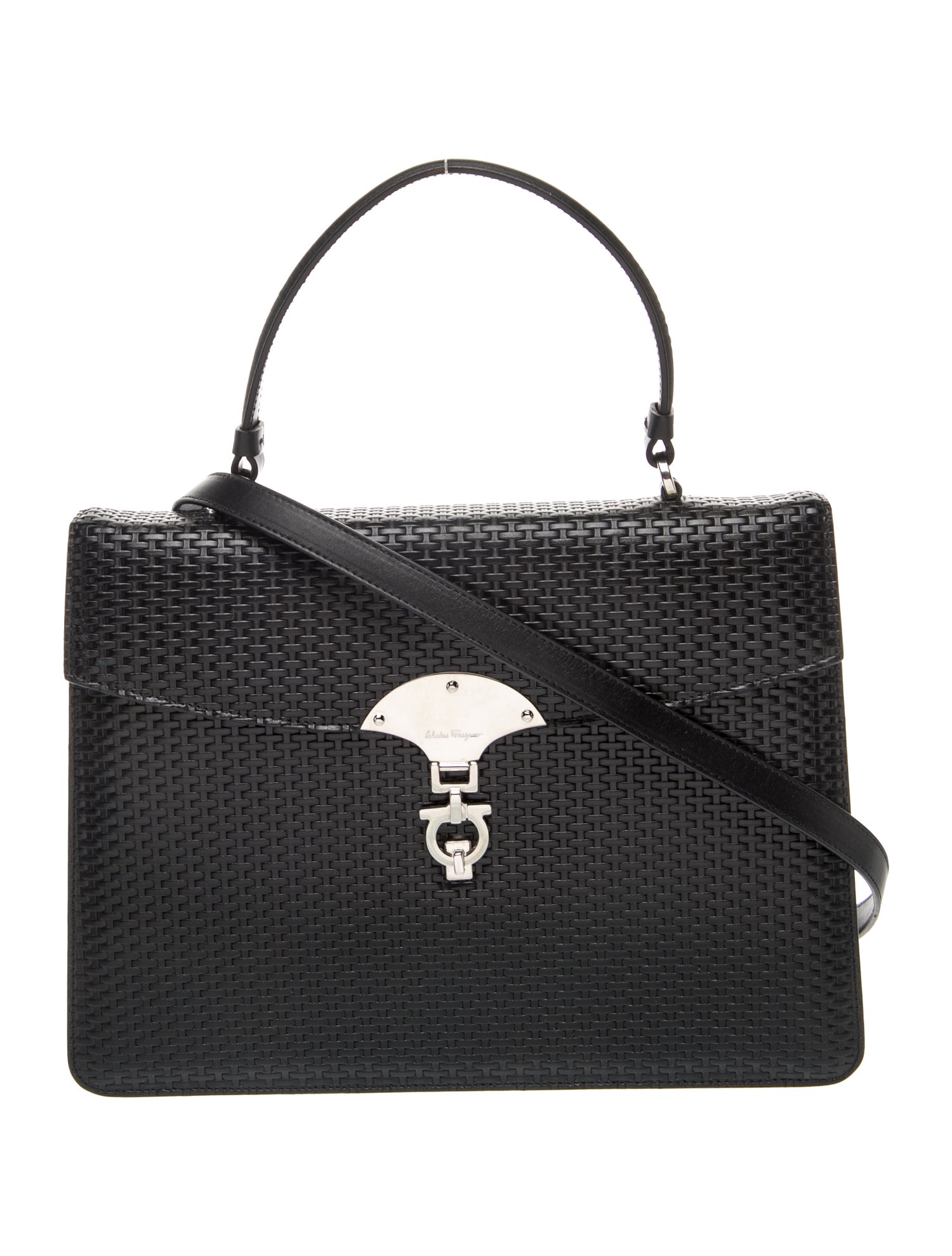 Leather Top Handle Bag