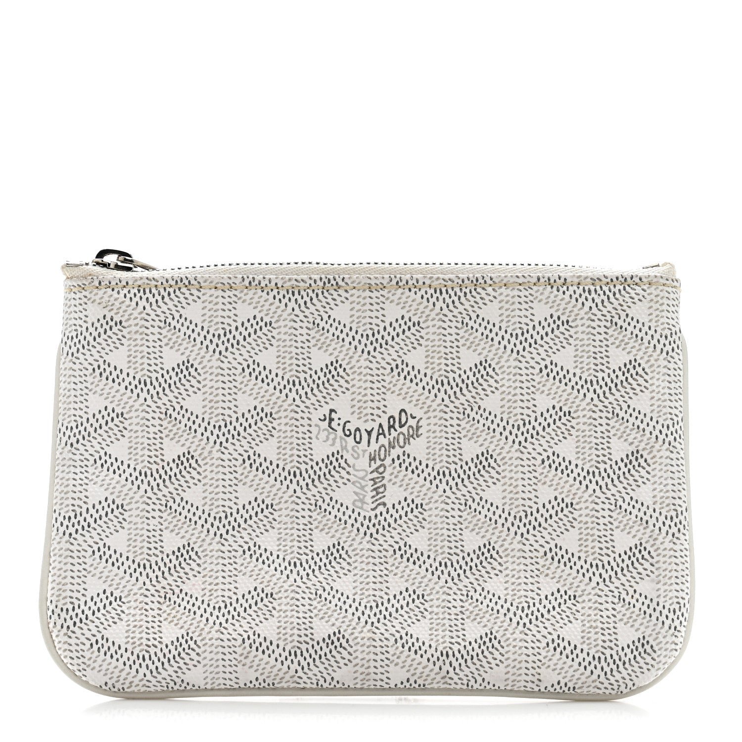 Goyard Goyardine Senat Pochette PM White