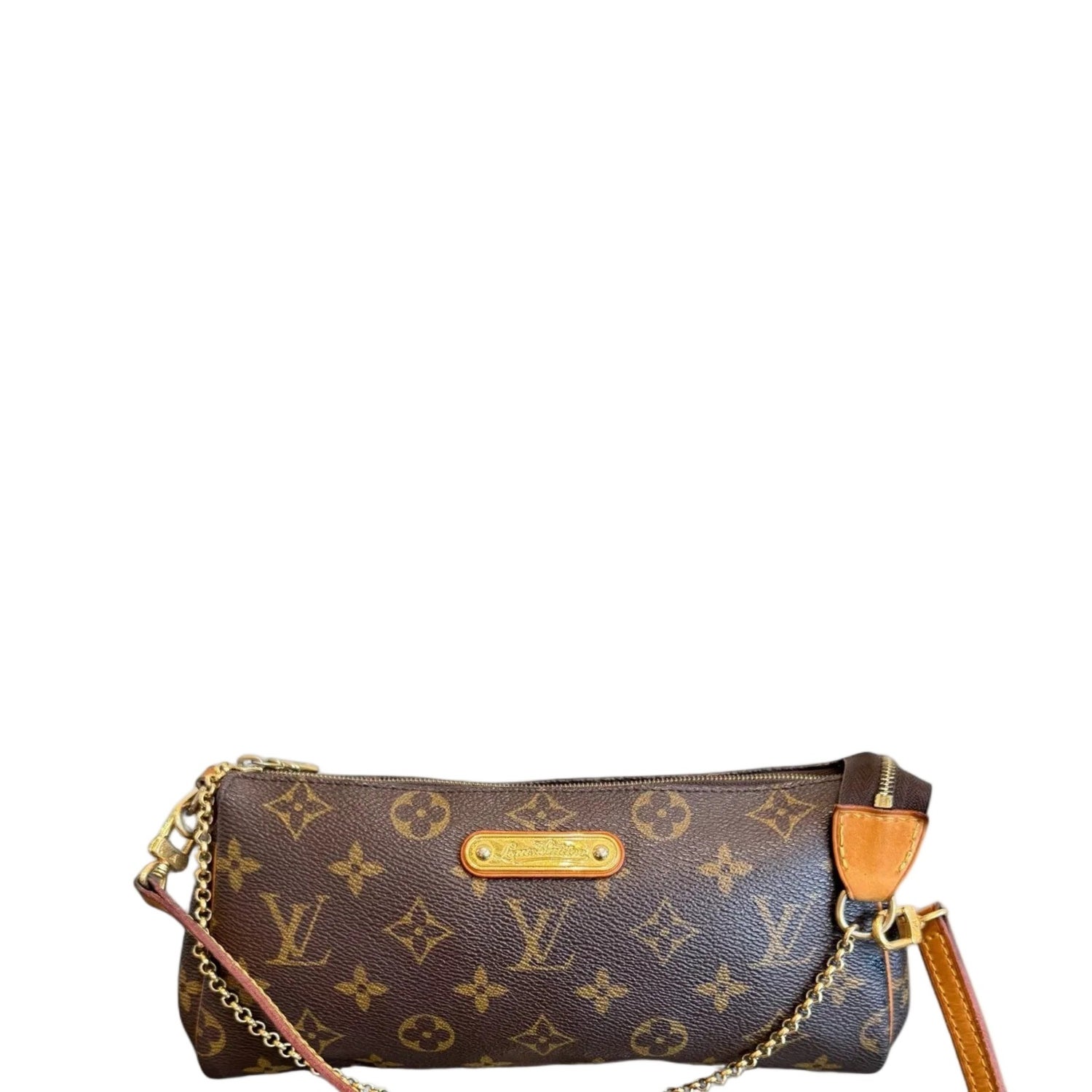 Coated Canvas Eva Clutch