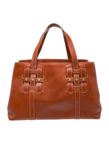 Leather Top Handle Bag Vintage
