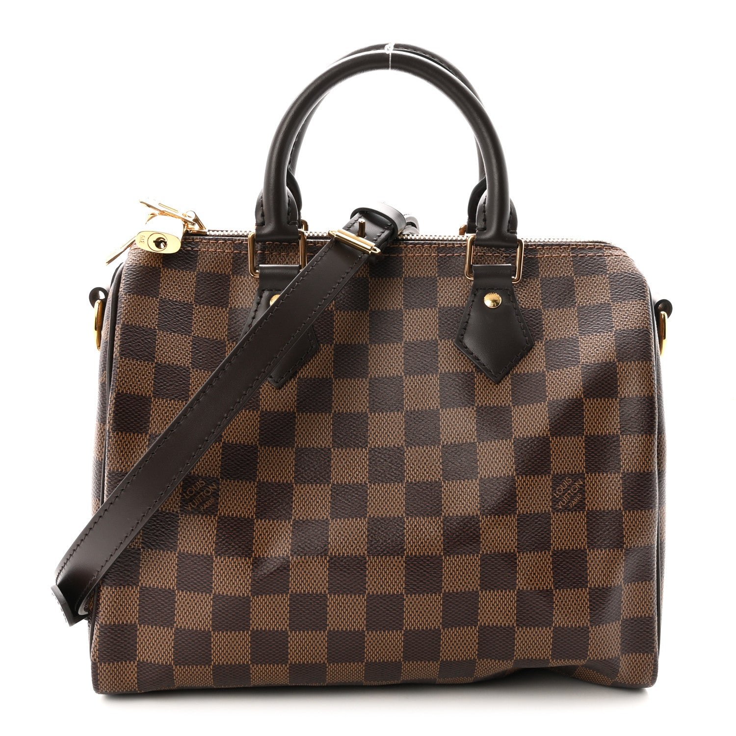 Louis Vuitton Damier Ebene Speedy Bandouliere 25