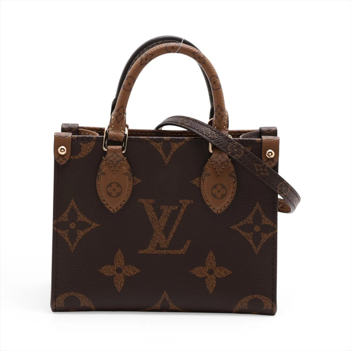 Louis Vuitton MONOGRAM GIANT On the Go BB M46839 Brown There was an RFID respons