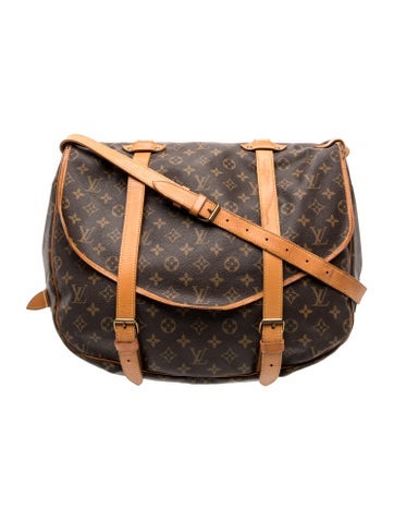 Louis Vuitton LV Monogram Saumur 43 Vintage