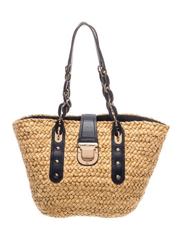 Straw Bucket Bag