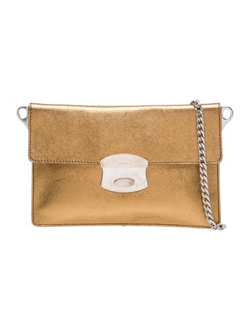 Saffiano Lux Leather Metal