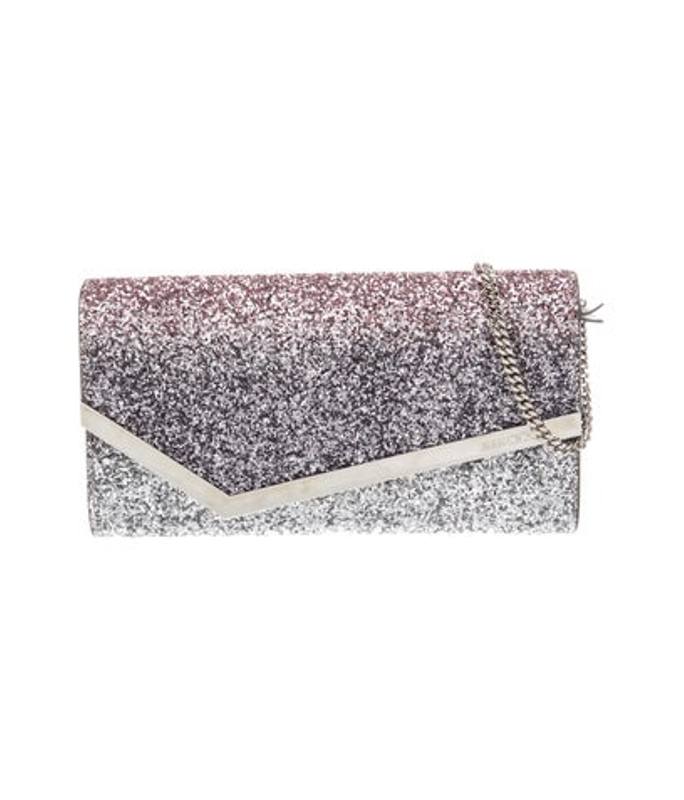 Jimmy Choo Choo Glitter Evening Bag