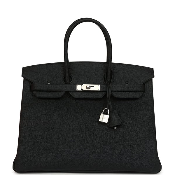 Hermes Birkin 35 Black Togo Palladium Hardware