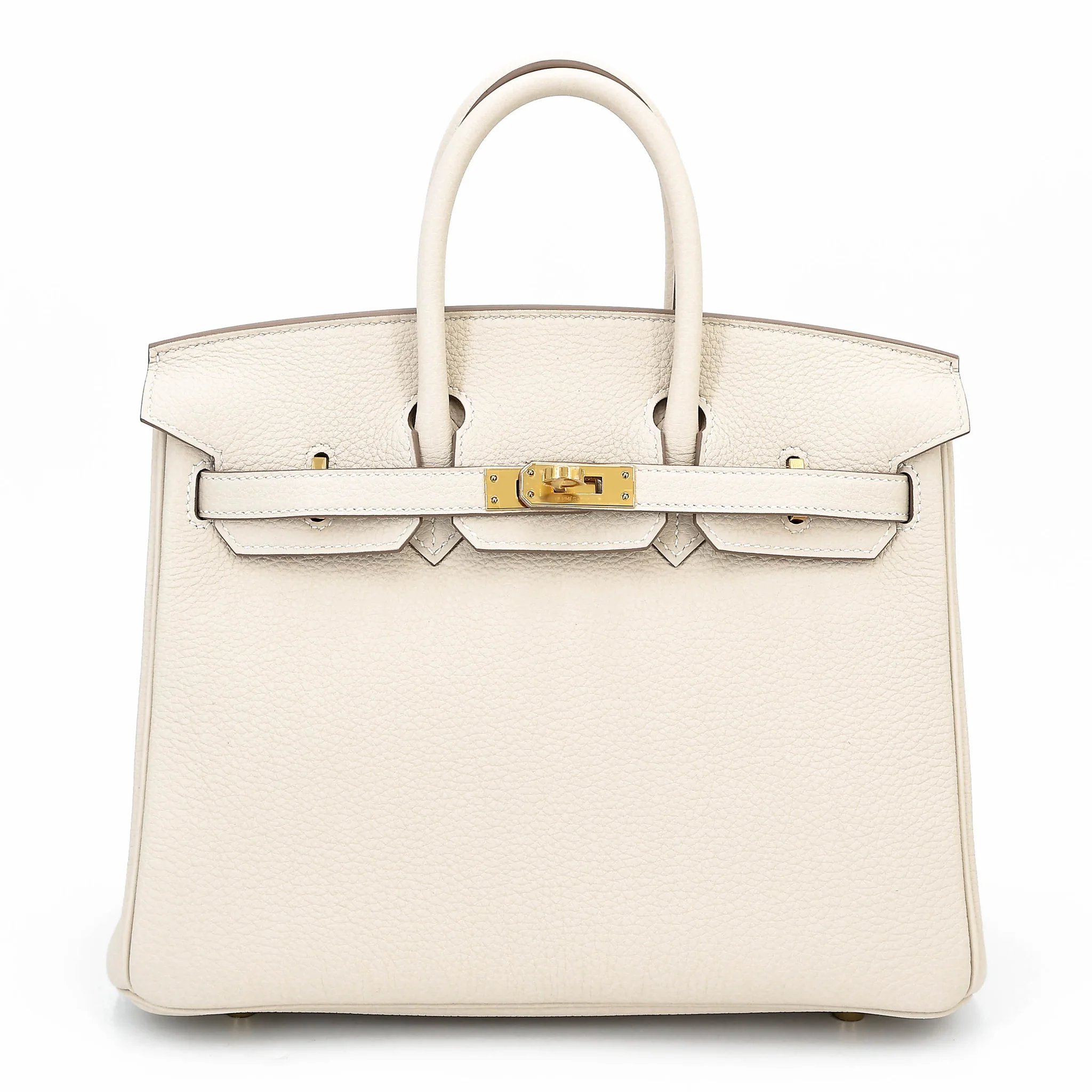 Hermes Birkin 25 Craie (10) Togo Gold hardware K (2025)