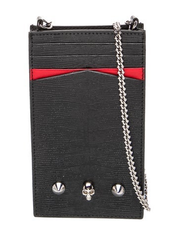 Alexander McQueen Embossed Leather Crossbody Bag