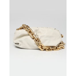 Bottega Veneta Bottega Veneta Plaster Leather Chain Pouch Bag