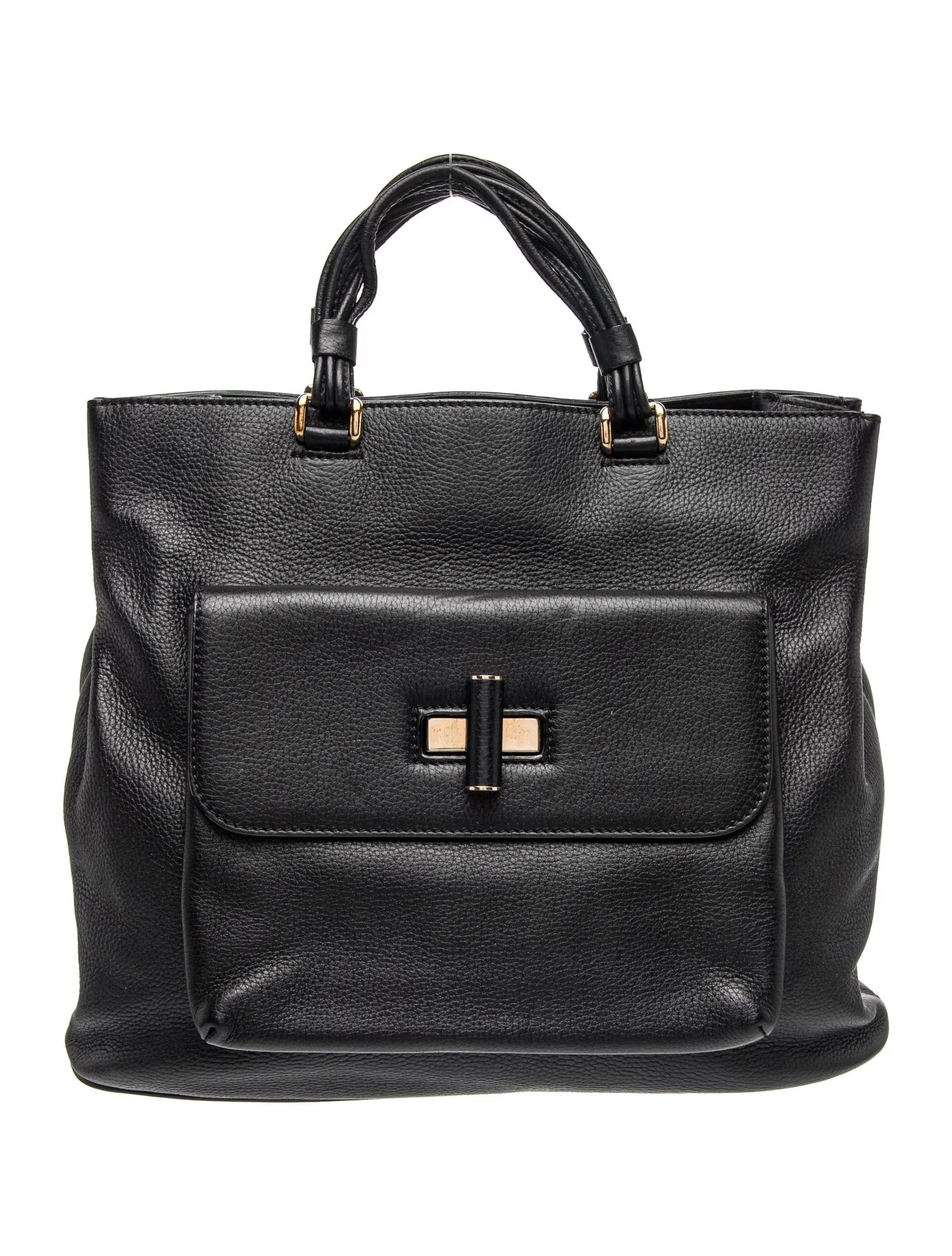 Leather Top Handle Bag