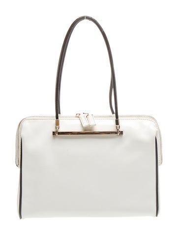 Leather Top Handle Bag
